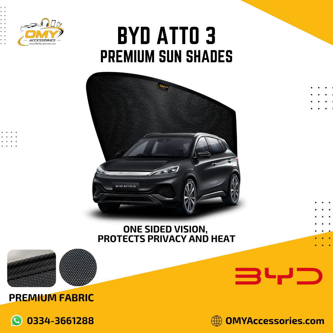 BYD ATTO 3 BYD ATTO 3 Premium Car Sun Shades - Image 1