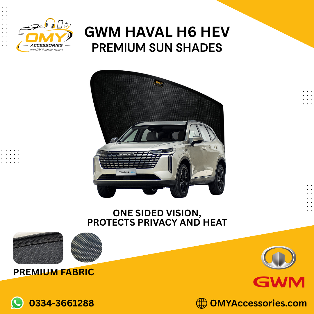 GWM HAVAL H6 HEV Buy GWM Haval H6 HEV Premium Sun Shades - Image 1