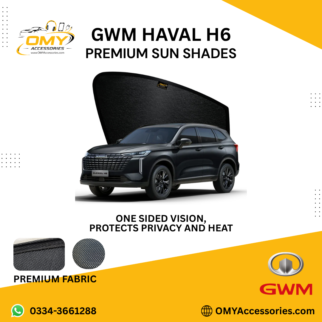 GWM HAVAL H6 Premium GWM Haval H6 Car Sun Shades - Image 1