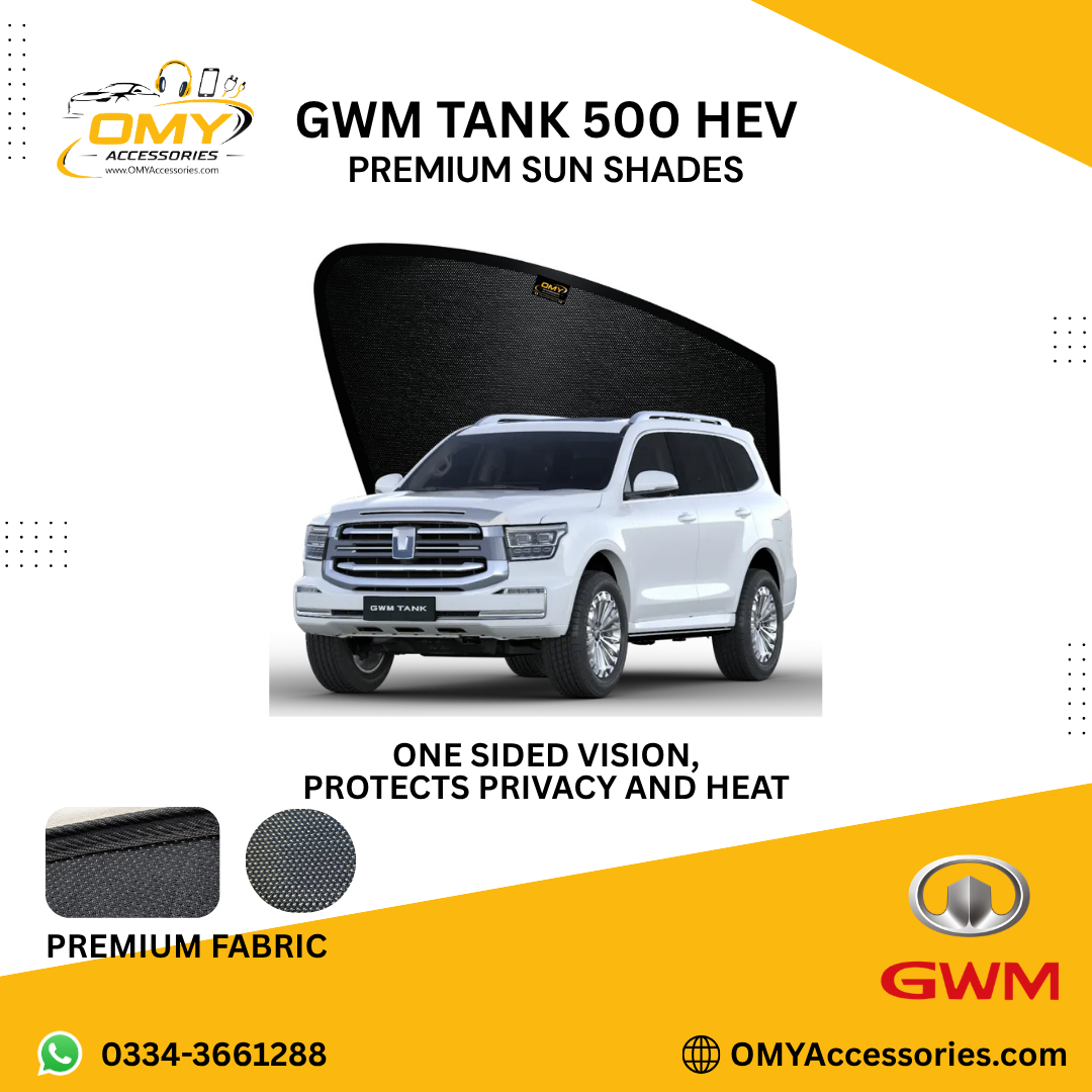 GWM TANK 500 HEV Premium GWM Tank 500 HEV Sun Shades - Image 1