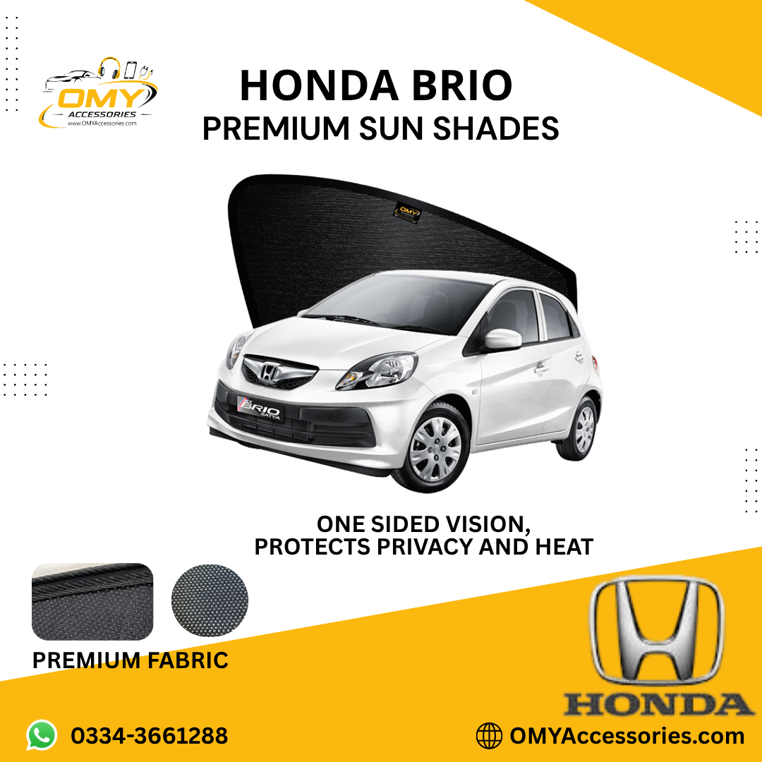 HONDA BRIO Honda Brio Premium Car Sun Shades - Image 1