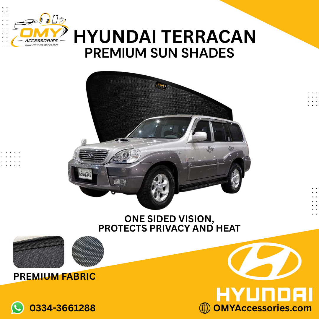 HYUNDAI TERRACAN Hyundai Terracan Premium Sun Shades - Image 1