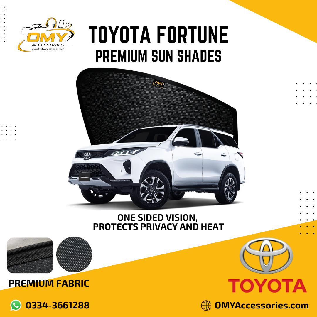 Toyota fortuner Toyota Fortuner Premium Sun Shades - Image 1