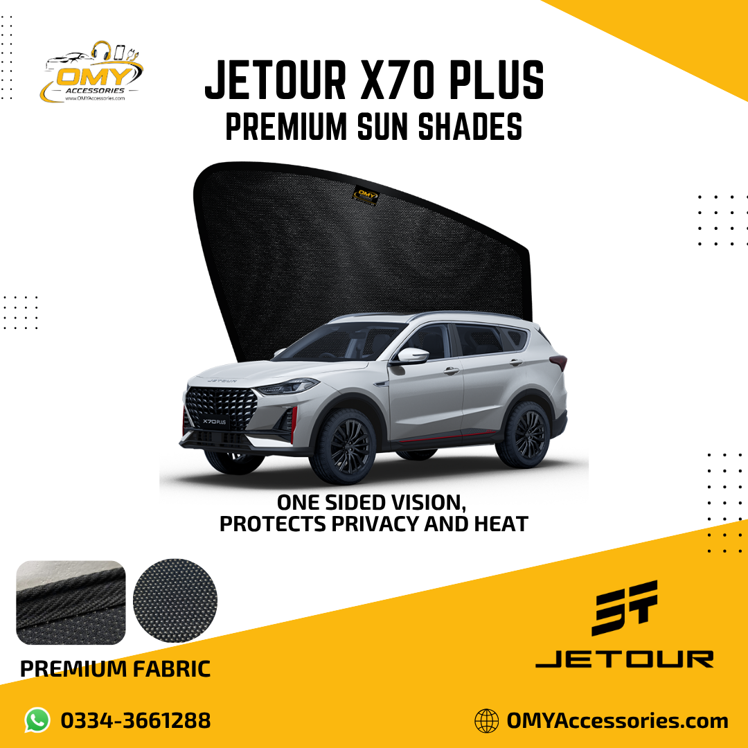 jetour x70 plus Jetour X70 Plus Custom Car Sun Shades - Image 1